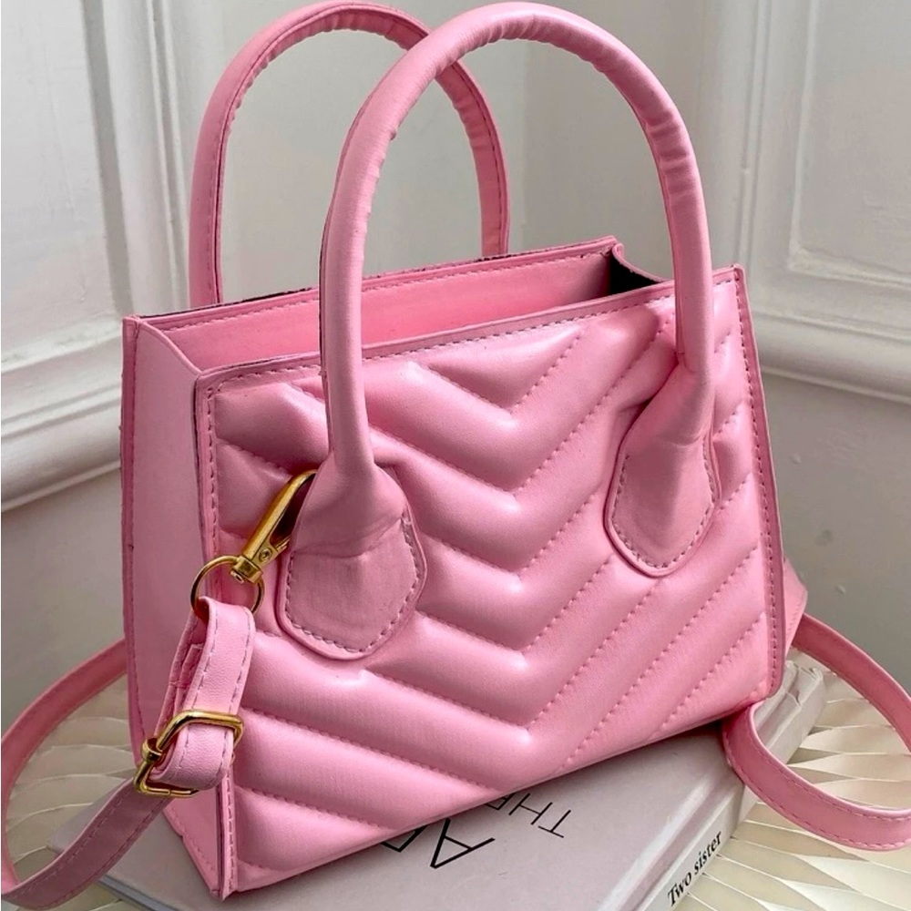 Pink handbag